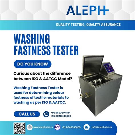 Washing Fastness Tester for Quality Textiles 